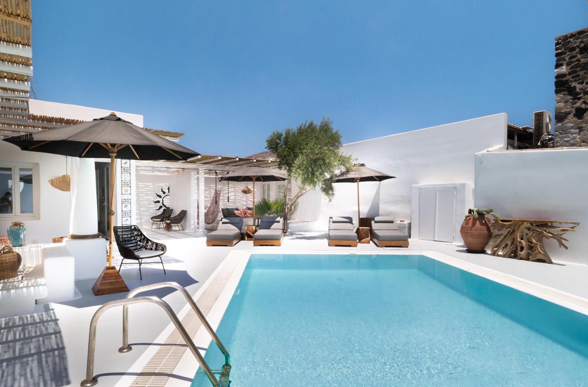 Frati Villas Beachfront Perivolos  Ngoại thất bức ảnh